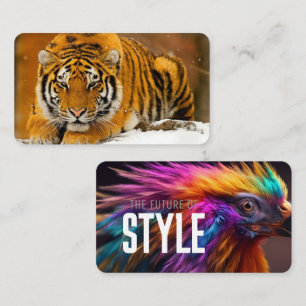 Conjunto de Cartões de Arte Animal Moderna – Tigre