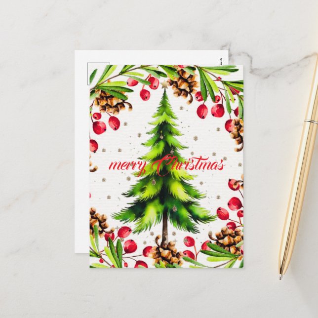Conjunto de cartões de convite de Natal, Conjunto  (Frente/Verso In Situ)