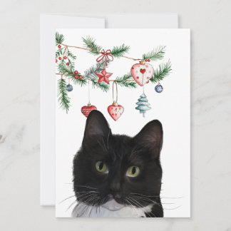 Conjunto de Cartões de Férias 5x7 Gato Smoking