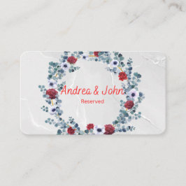 Conjunto de Casamentos: Os Cartões de Lugar