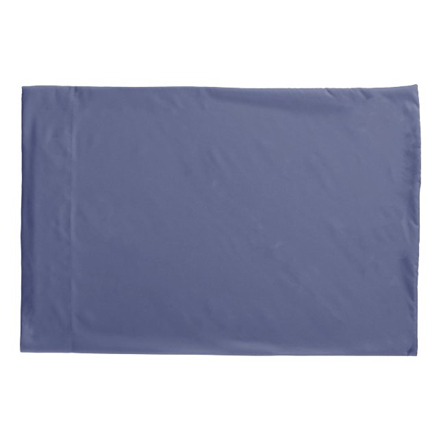 Conjunto de colchões de cama sólido azul mínimo (Verso)