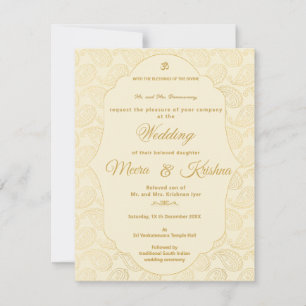 Conjunto de Convite de Casamento de Templo do Sul