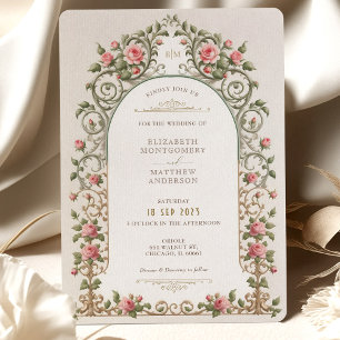 Conjunto de Convite de Casamento Elegância Vitoria