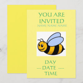 conjunto de convites para aniversários de criança