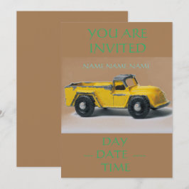 conjunto de convites para aniversários de criança