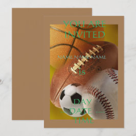 conjunto de convites para aniversários de criança