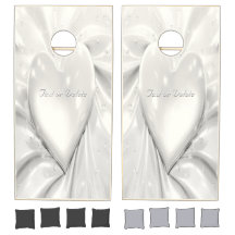 Conjunto de Corações do Coração do Creme Branco El