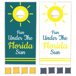 Conjunto de Cornhole da Florida Beach
