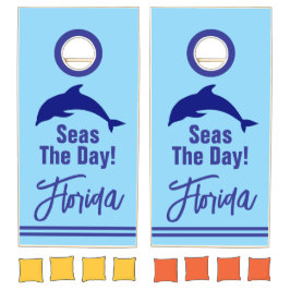 Conjunto de Cornhole "Seas The Day" da Flórida
