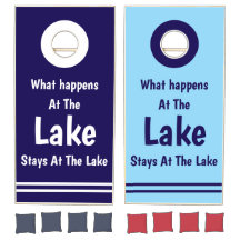 Conjunto de Cornhole Temático do Lago