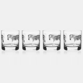 Conjunto de Drinkware de Impressão Zebra