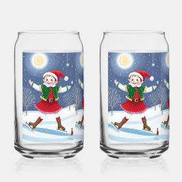 Conjunto de Drinkware Elf Feliz e Divertido