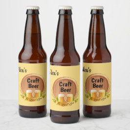 Conjunto de Etiquetas de Cerveja Personalizado