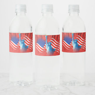 Conjunto de Etiquetas de Comida Azul Vermelho e Be