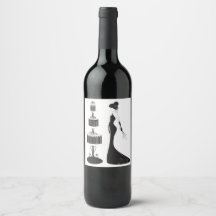 Conjunto de etiquetas de comida e bebidas