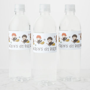 Conjunto de etiquetas de comida e bebidas