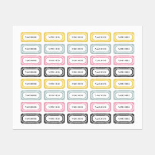 Conjunto de Etiquetas de Vintagem 1