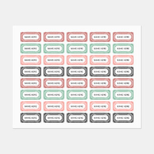 Conjunto de Etiquetas de Vintagem 2