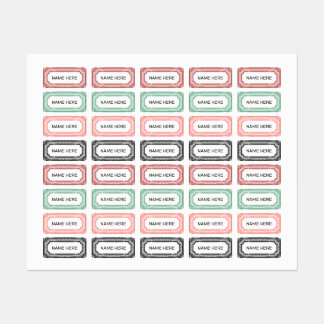 Conjunto de Etiquetas de Vintagem 2