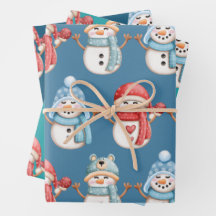 Conjunto de Folhas de Papel de Moldagem de Neve