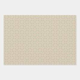 Conjunto de folhas planas de papel de embrulho Har