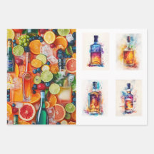 Conjunto de Folhas Planas de Papel de Encapsulamen