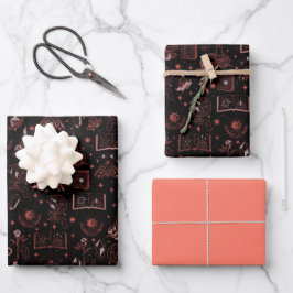 Conjunto de Folhas Planas de Papel de Encapsulamen