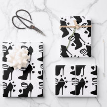 Conjunto de folhas planas de papel de enrolamento 