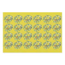 Conjunto de Folhas Planas de Papel Holly Wraping 3