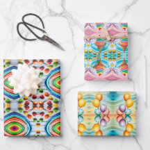 Conjunto de Folhas Planas de Papel para Crianças C