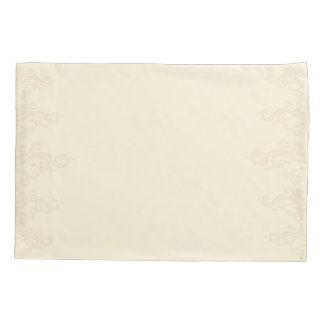 Conjunto de fronhas amarelo creme para relaxar