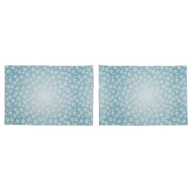 Conjunto de fronhas florais de verão – Almofada 20 (Verso - conjunto)