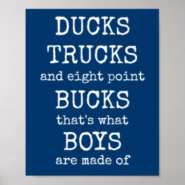 Conjunto de impressão de pôster do que os meninos 