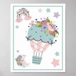 Conjunto de Impressões Artísticas de Balão de Ar Q