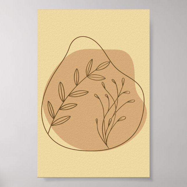 Conjunto de Impressões de Arte de Parede Abstrata  (Frente)