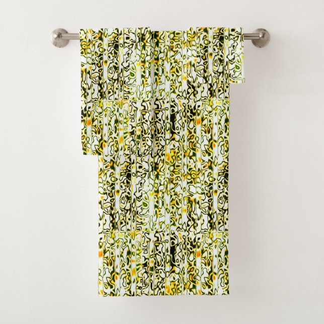 Conjunto de Impressões de Chita Amarelo Dourada e  (Insitu)