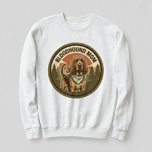 Conjunto de Mãe do Bloodhound Camiseta Mãe do Cão  (Criador carregado)