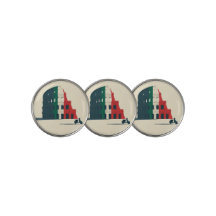 Conjunto de Marcadores de Bola de Golfe Coliseu In
