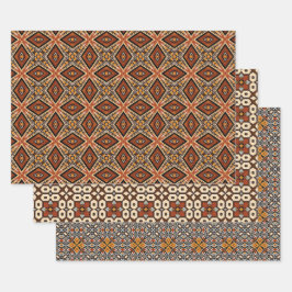 Conjunto de padrões étnicos 5 da Terra Africana