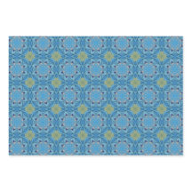 Conjunto de padrões étnicos sem costura azul 1