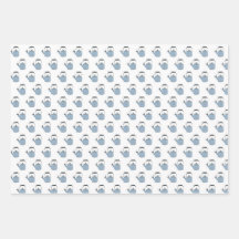 Conjunto de Papéis de Presente Divertidos Corações