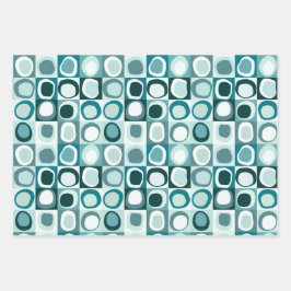 conjunto de papel de embalagem de 3 folhas padrão