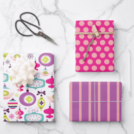 Conjunto de papel de enrolamento de Enfeites de na