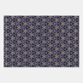 Conjunto de papel de enrolamento geométrico e mari