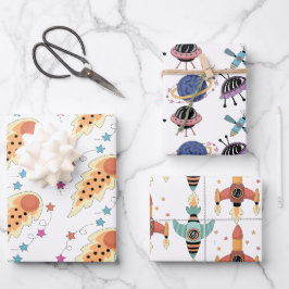 Conjunto de Papel de Moldagem de Espaço
