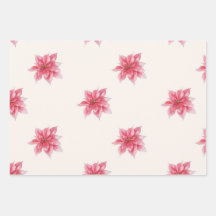Conjunto de Papel de Moldagem de Poinsettia de Aqu