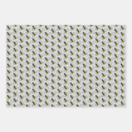 Conjunto de papel para enrolamento de mel em mel e