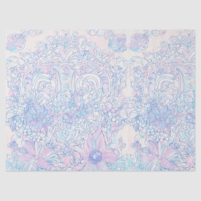 Conjunto de Papel Tecido Mista Encantado (Frente )