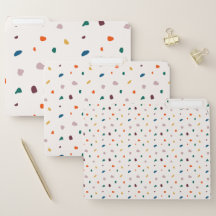 Conjunto de Pastas de Arquivos de Cores Terrestres