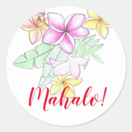 Conjunto de Plumeria - adesivos personalizados.